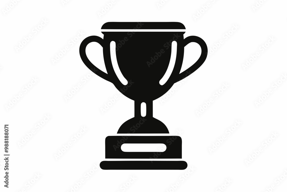 Trophy Cup Icon, Trophy Cup Silhouette, Vector Illustration
Trophy Cup Icon, Trophy Cup Silhouette, Vector Illustration