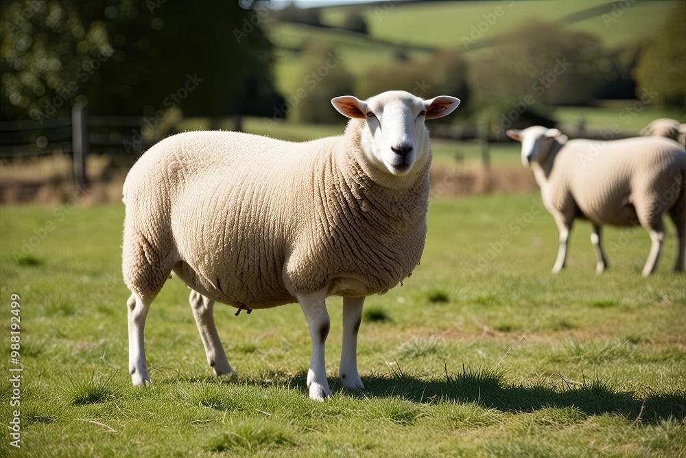 Vibrant Sheep Life in the Countryside Captured Through Expressive Visuals Vibrant Sheep Life in the Countryside Captured Through Expressive Visuals