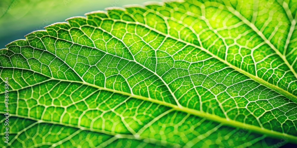 Macro shot of a vibrant green leaf texture , close up, nature, background, detailed, foliage, lush, plant, growth Macro shot of a vibrant green leaf texture , close up, nature, background, detailed, foliage, lush, plant, growth