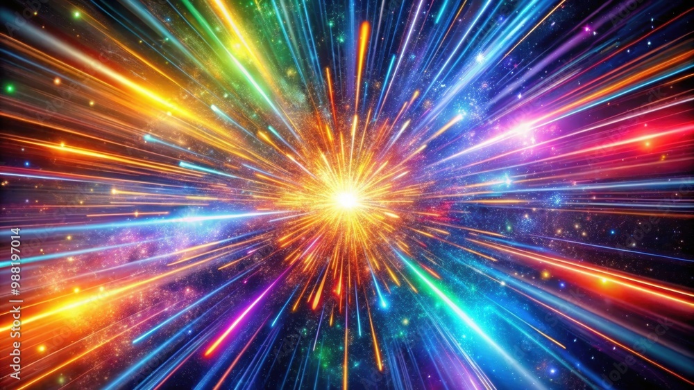 Abstract colorful light trail exploding into another galaxy, pink, blue, cosmic, background, explosion, hyper jump, speed of light Abstract colorful light trail exploding into another galaxy, pink, blue, cosmic, background, explosion, hyper jump, speed of light