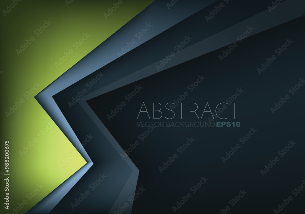 Fototapeta premium graphic geometric triangle overlap vector layer background for text and message design