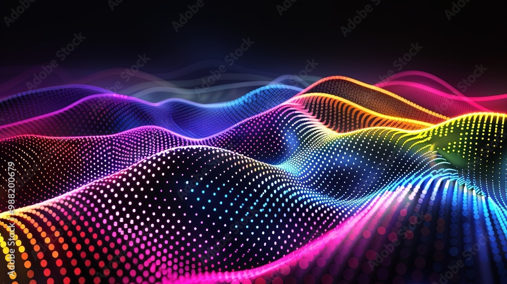 background with color abstract wave dots background background with color abstract wave dots background