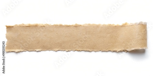 adhesive tape or strip isolated with torn paper remains , tape, adhesive, clear, sticky, isolated, ripped, torn, paper