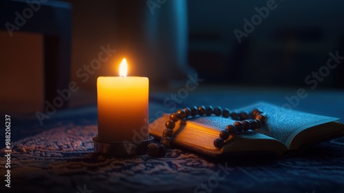 Serene Candlelit Meditation and Prayer