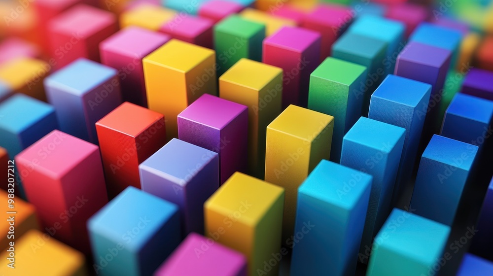 Vibrant Geometric Blocks: A Colorful Abstraction Vibrant Geometric Blocks: A Colorful Abstraction