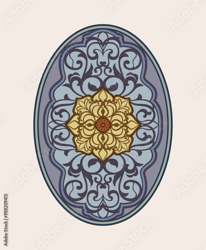 Template for plotter laser cutting of paper, metal engraving, wood carving, cnc, Decorative paper art panel dies