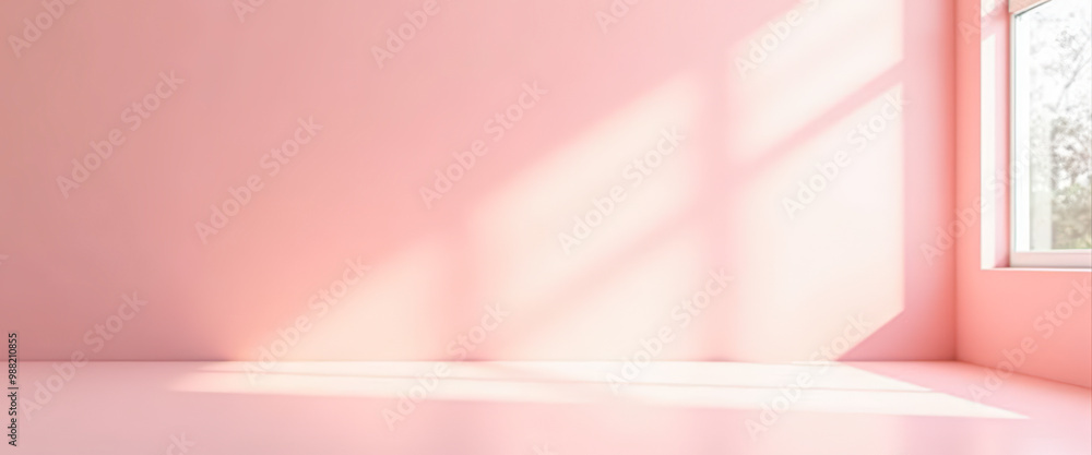 Pink Wall With Window Light Pink Wall With Window Light