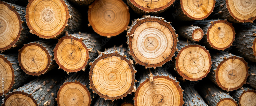 Close Up Of Tree Rings