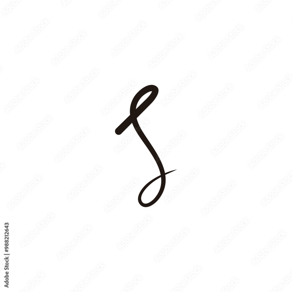 Letter S curve, line geometric symbol simple logo vector Letter S curve, line geometric symbol simple logo vector