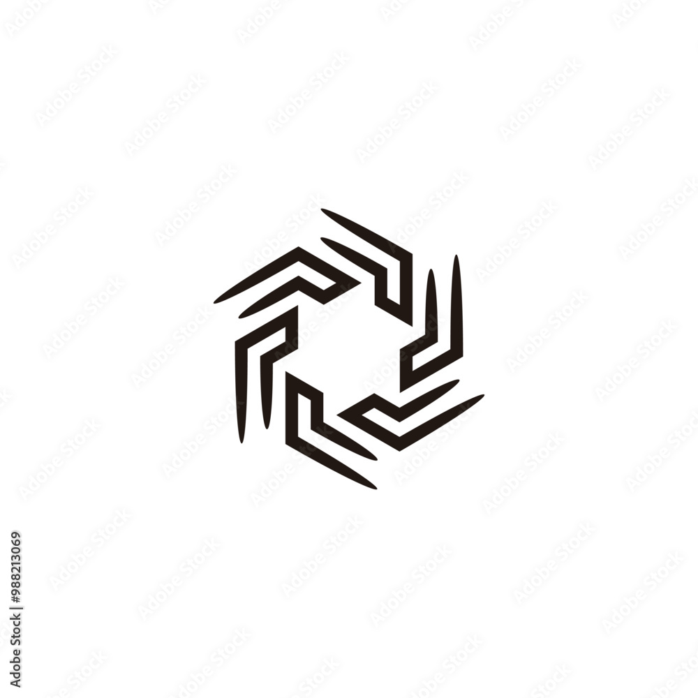 Hexagon, rounded, modern geometric symbol simple logo vector Hexagon, rounded, modern geometric symbol simple logo vector