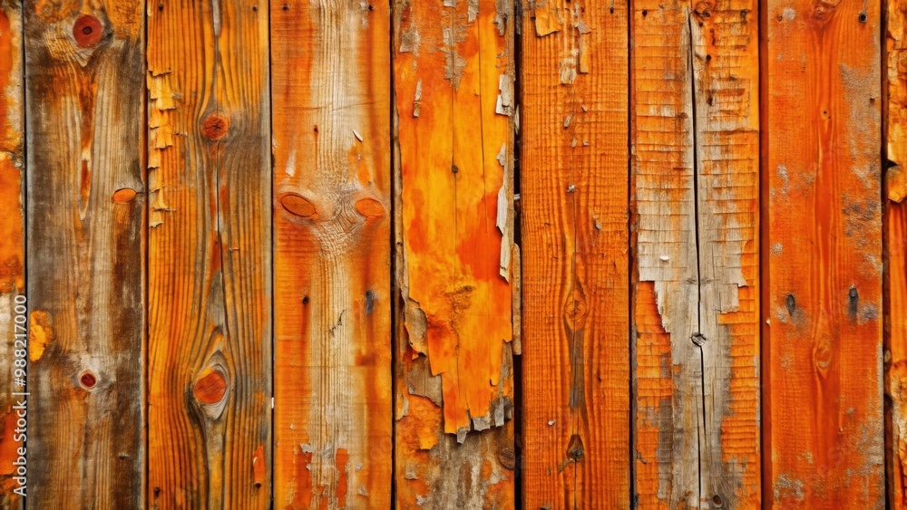 Weathered orange paint peeling on rough wood wall, orange, paint, peeling, cracking, pattern, texture, aged, weathered, wood, wall Weathered orange paint peeling on rough wood wall, orange, paint, peeling, cracking, pattern, texture, aged, weathered, wood, wall