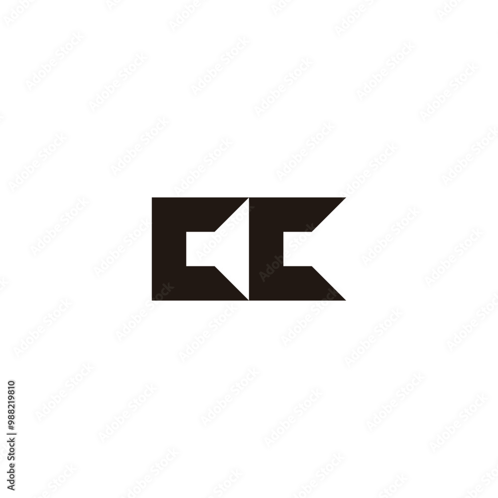 Letter c speaker geometric symbol simple logo vector Letter c speaker geometric symbol simple logo vector