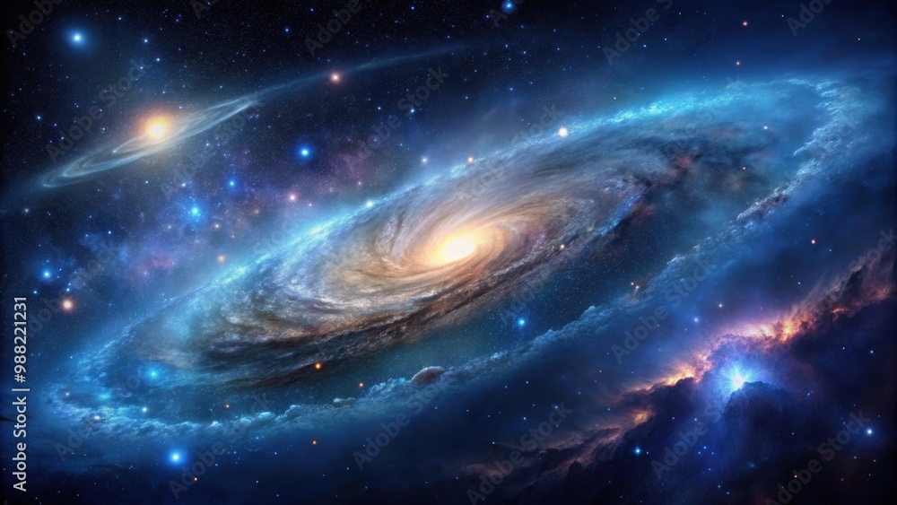 Galaxy dark black blue background with nebula and galaxies in space , Cosmos, purple, pink, pastel, night sky, deep space Galaxy dark black blue background with nebula and galaxies in space , Cosmos, purple, pink, pastel, night sky, deep space