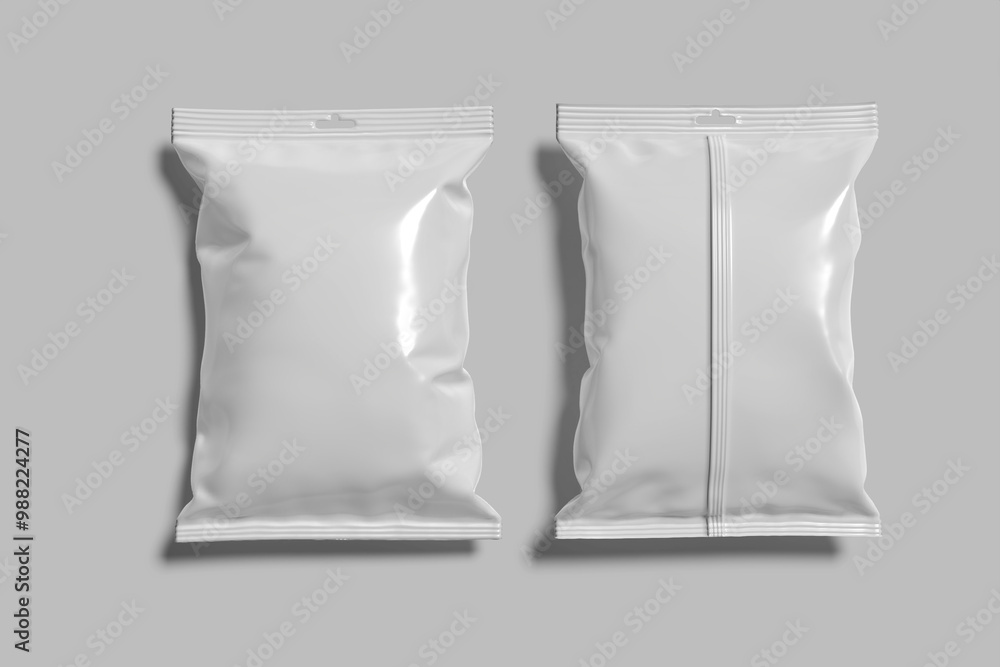 Snack Packaging Blank Mockup Snack Packaging Blank Mockup