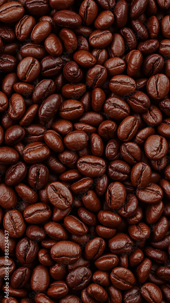 Obraz premium Roasted Coffee Beans Background