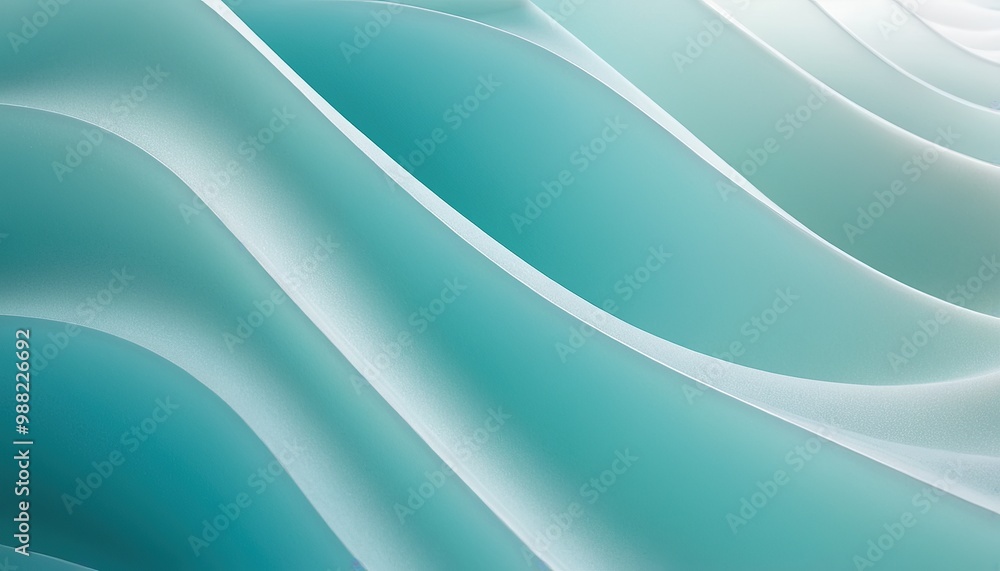 Naklejka premium Abstract Blue Wavy Pattern 15