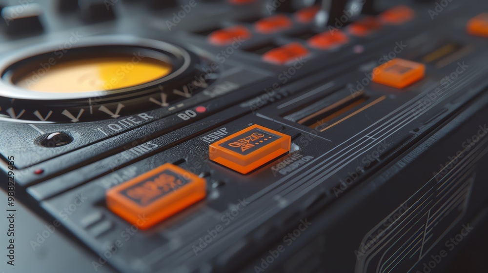 A detailed view of a voice recorder s fast forward and rewind buttons A detailed view of a voice recorder s fast forward and rewind buttons