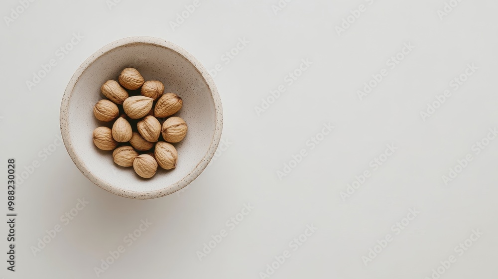Delectable Pistachios in a Minimalist Bowl Delectable Pistachios in a Minimalist Bowl