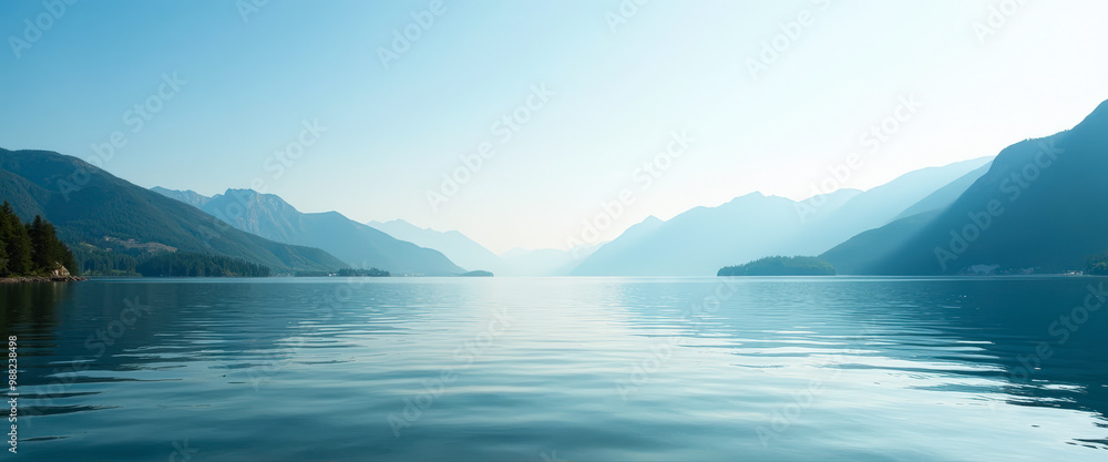 Serene Mountain Lake at Dawn Serene Mountain Lake at Dawn