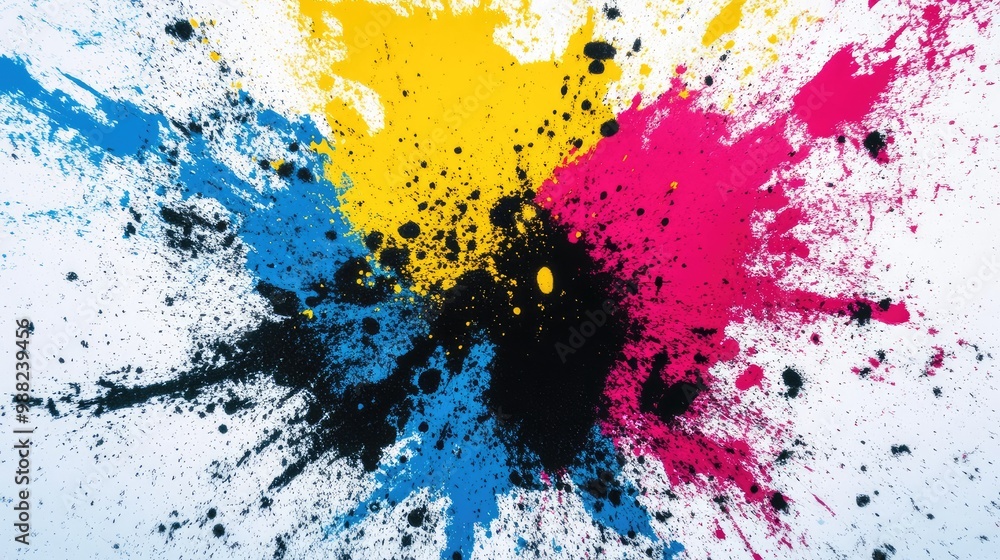 colorful background with splashes colorful background with splashes
