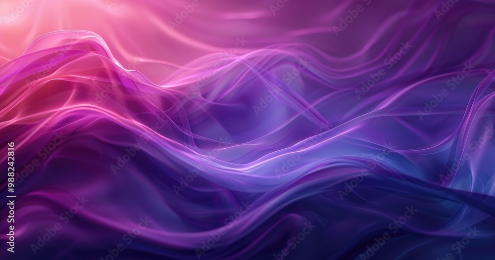 Abstract waves in vibrant purple and pink hues, creating a dynamic visual flow. Abstract waves in vibrant purple and pink hues, creating a dynamic visual flow.