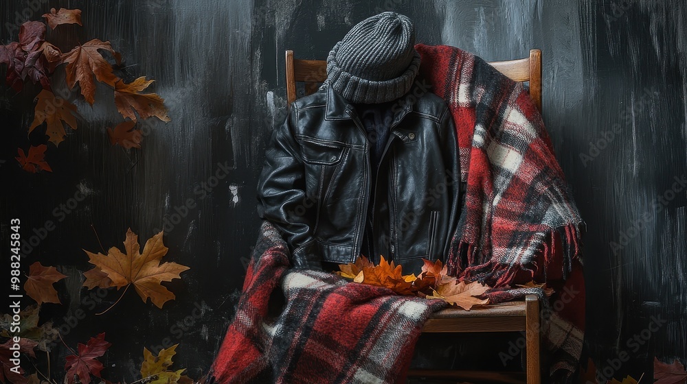 Cozy Autumn Solitude in the Rain Cozy Autumn Solitude in the Rain