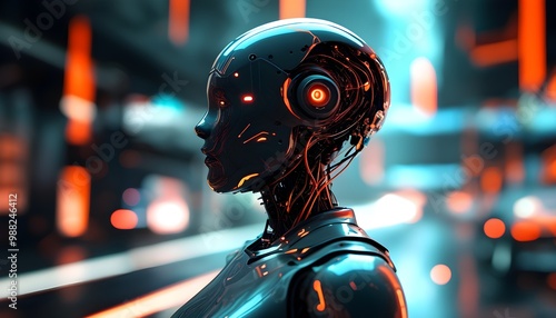 Dynamic video marketing concept illustration showcasing AI generative techniques to boost creativity and audience engagement. photo