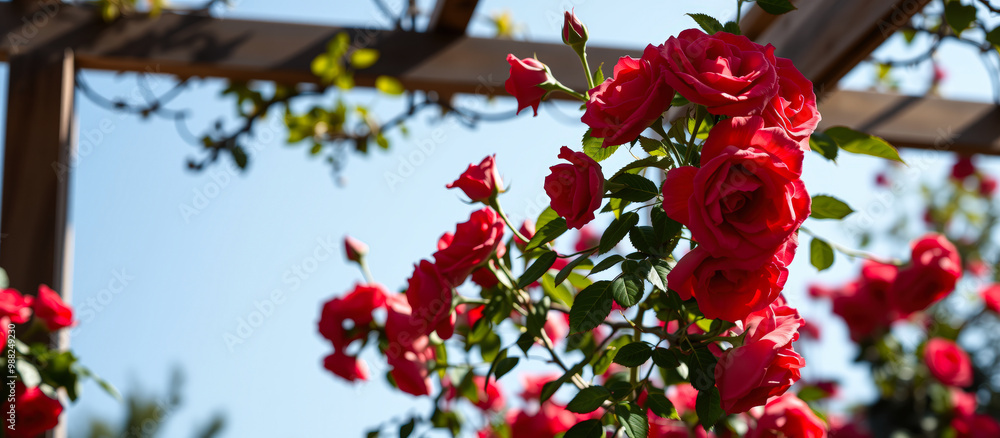 Red Roses in Bloom Red Roses in Bloom