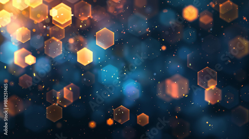 gradient glow blue background Digital technology background.