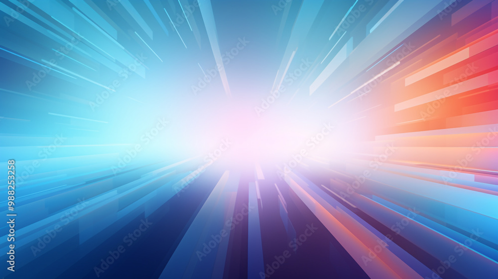 Fototapeta premium Abstract energy background in free format, Abstract waves of energy radiating from a central point.
