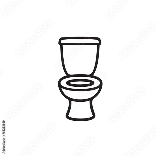 Toilet icon vector potty illustration restroom bathroom sign