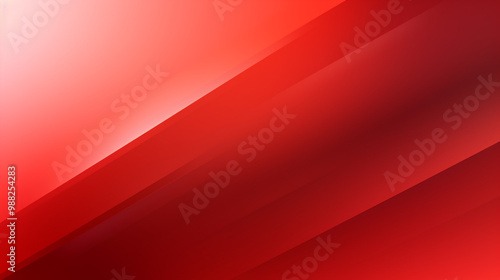 Bold red geometric elements floating over a dreamy, red Mordan business line background.