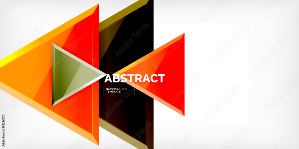 Abstract background - glossy triangles. Vector Illustration For Wallpaper, Banner, Background, Card, Book Illustration, landing page Abstract background - glossy triangles. Vector Illustration For Wallpaper, Banner, Background, Card, Book Illustration, landing page