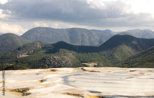 Hierve el Agua view in Oaxaca, Mexico