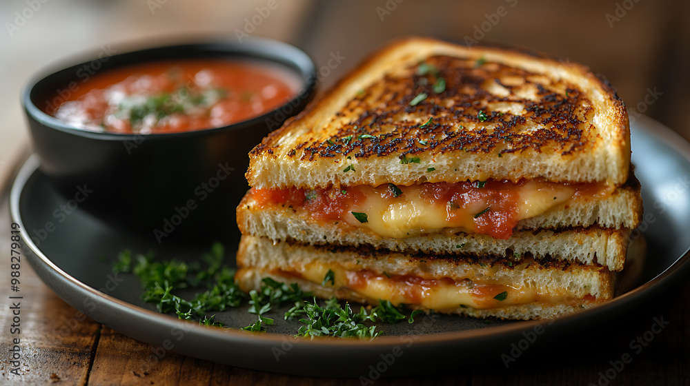 Grilled cheese sandwiches with crispy edges Grilled cheese sandwiches with crispy edges