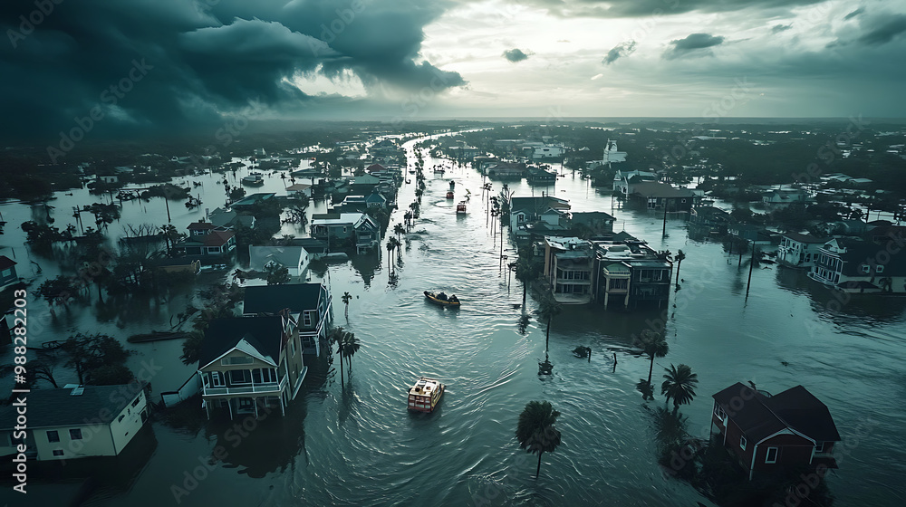 Naklejka premium Natural disasters : 