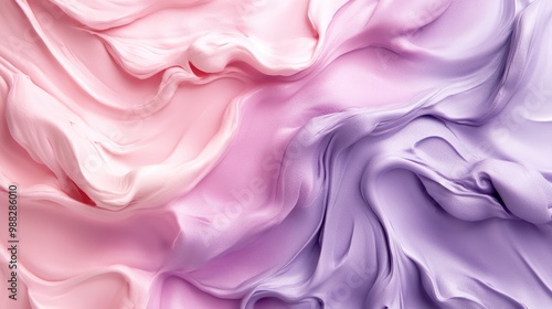 Soft pink and violet textured backdrop made of plasticine