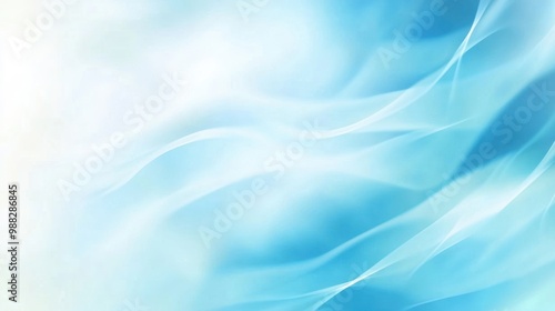 Abstract Blue Swirl Background Soft Focus Gradient Digital Art