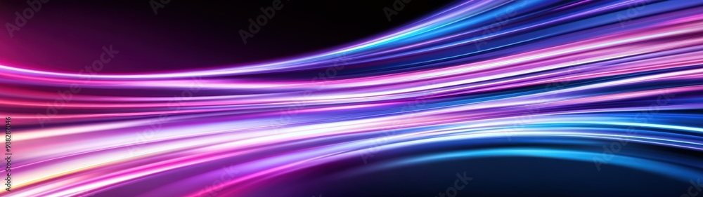 Abstract Purple Blue Light Lines Curved Background Abstract Purple Blue Light Lines Curved Background