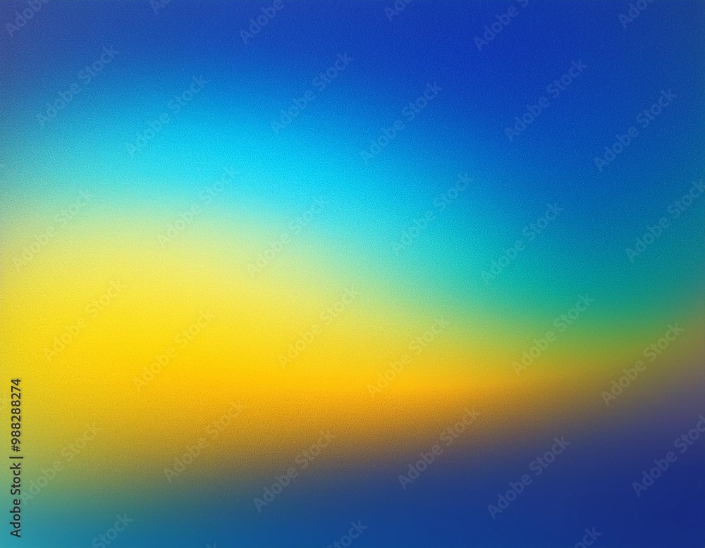 Naklejka premium Abstract gradient background with a blue-to-yellow transition, ideal for website design