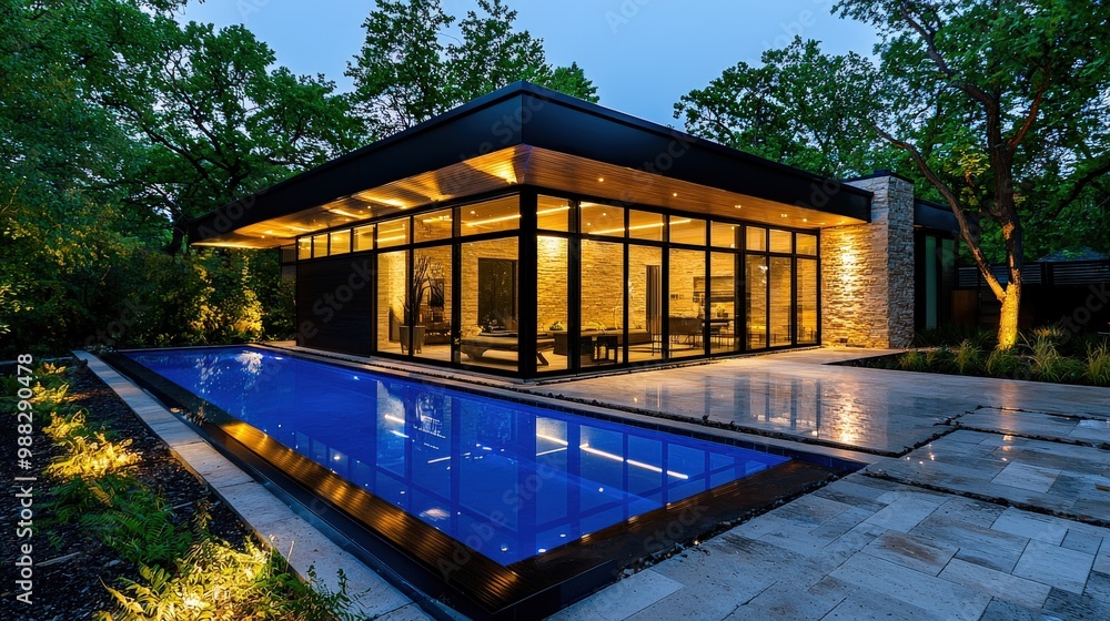 Cutting Edge Modern Single Story House Construction with Advanced Materials Cutting Edge Modern Single Story House Construction with Advanced Materials