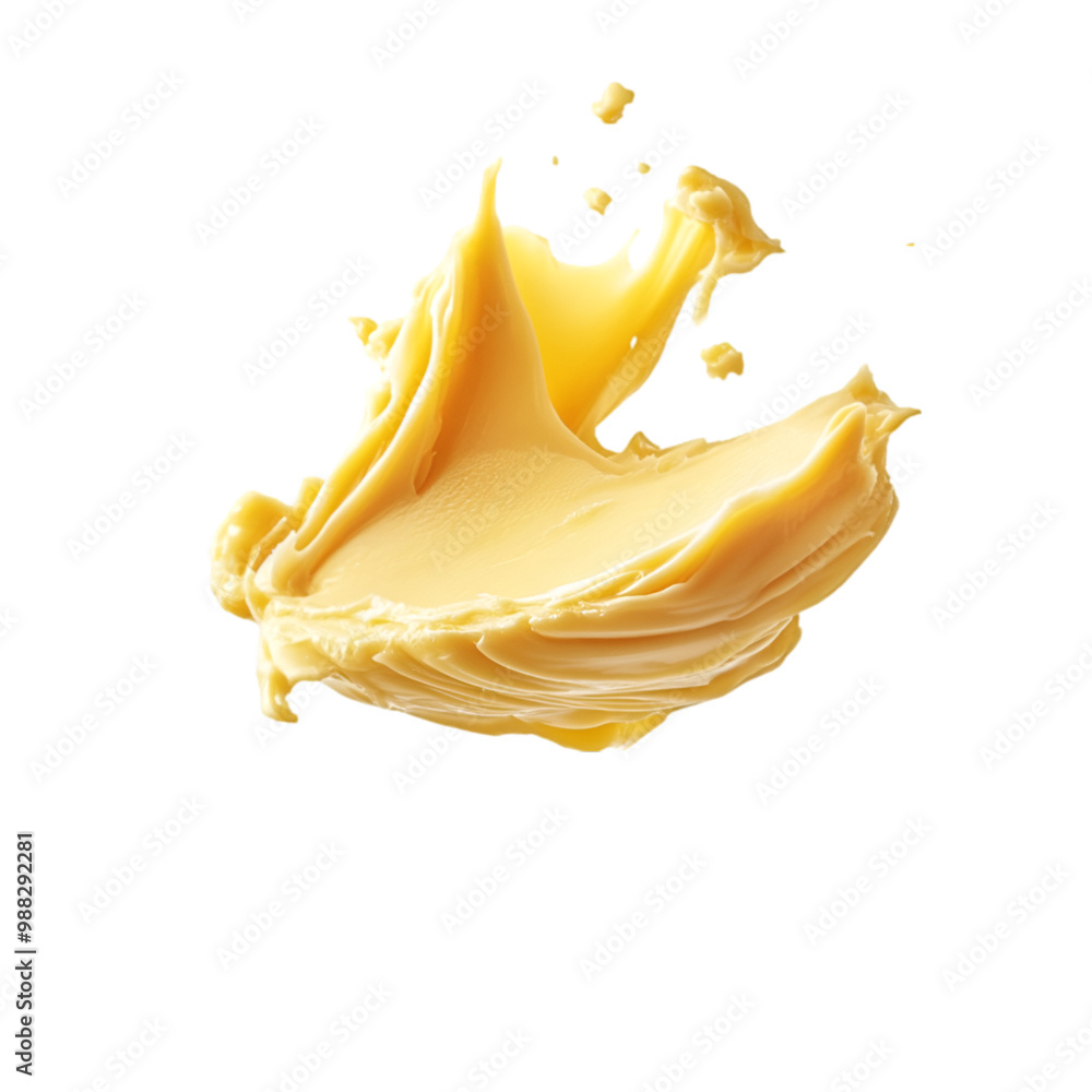 Butter PNG cutout on a white and transparent background. PNG cutout. Butter PNG cutout on a white and transparent background. PNG cutout.