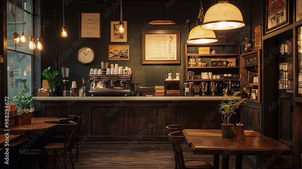 A warm café nook with a guitar leaning on an old chair, bathed in sunlight, sparking inspiration. A warm café nook with a guitar leaning on an old chair, bathed in sunlight, sparking inspiration.