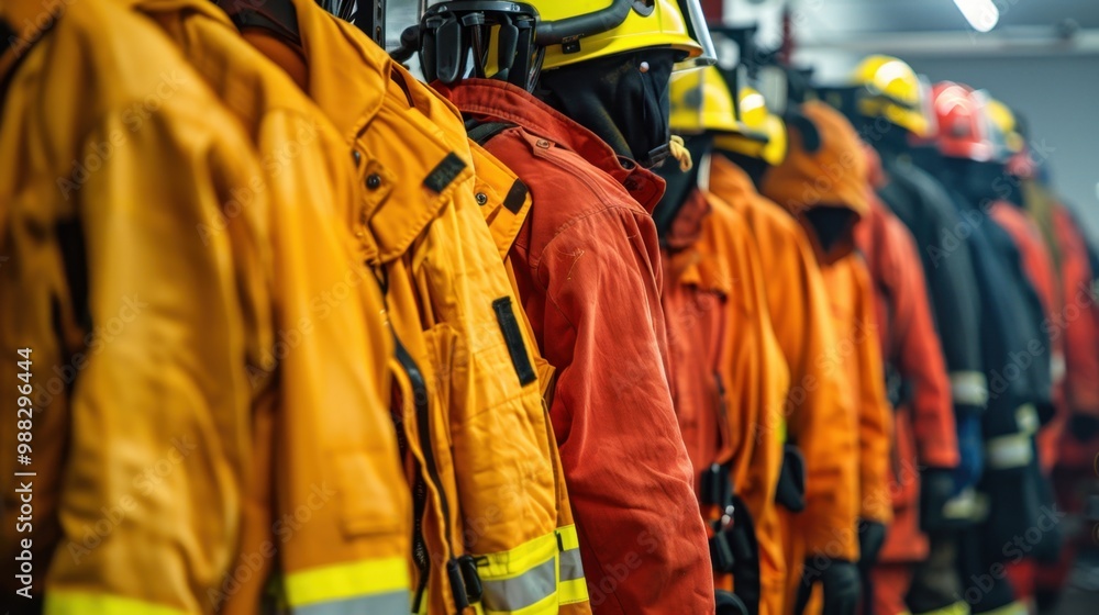 Turnout Gear: A complete set of protective clothing for firefighters, featuring flame-resistant coats, pants, gloves, helmets, and boots for maximum safety.
Turnout Gear: A complete set of protective clothing for firefighters, featuring flame-resistant coats, pants, gloves, helmets, and boots for maximum safety.