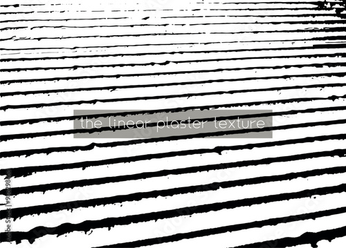 Plaster lines pattern in vector. Natural stucco texture for marketing design of construction company. Abstract plastering background. Linear gypsum decor. Parget textured effect for banner or flyer.
