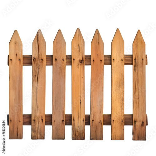 Wallpaper Mural Wooden play fence or gate wooden toy isolated on white and transparent background. PNG cutout. Torontodigital.ca