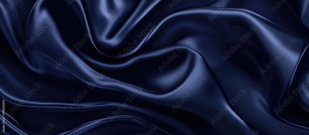 Elegant Dark Blue Silk Satin Draping Fabric Backdrop Elegant Dark Blue Silk Satin Draping Fabric Backdrop