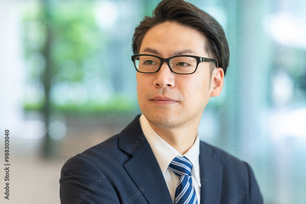 Naklejka premium 男性ビジネスマン