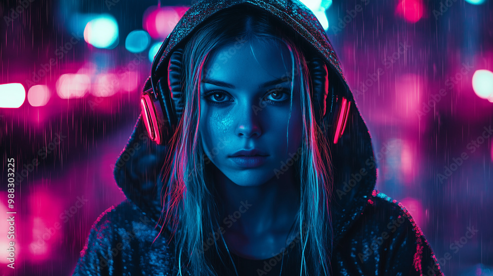 Masterpiece, girl alone, solo, incredibly absurd, hoodie, headphones, street, outdoor, rain, neon, portrait ratio,poster dimension
Masterpiece, girl alone, solo, incredibly absurd, hoodie, headphones, street, outdoor, rain, neon, portrait ratio,poster dimension