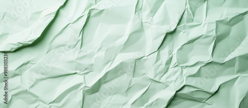 Wallpaper Mural Textured Vintage Crumpled Light Green Paper Background Torontodigital.ca